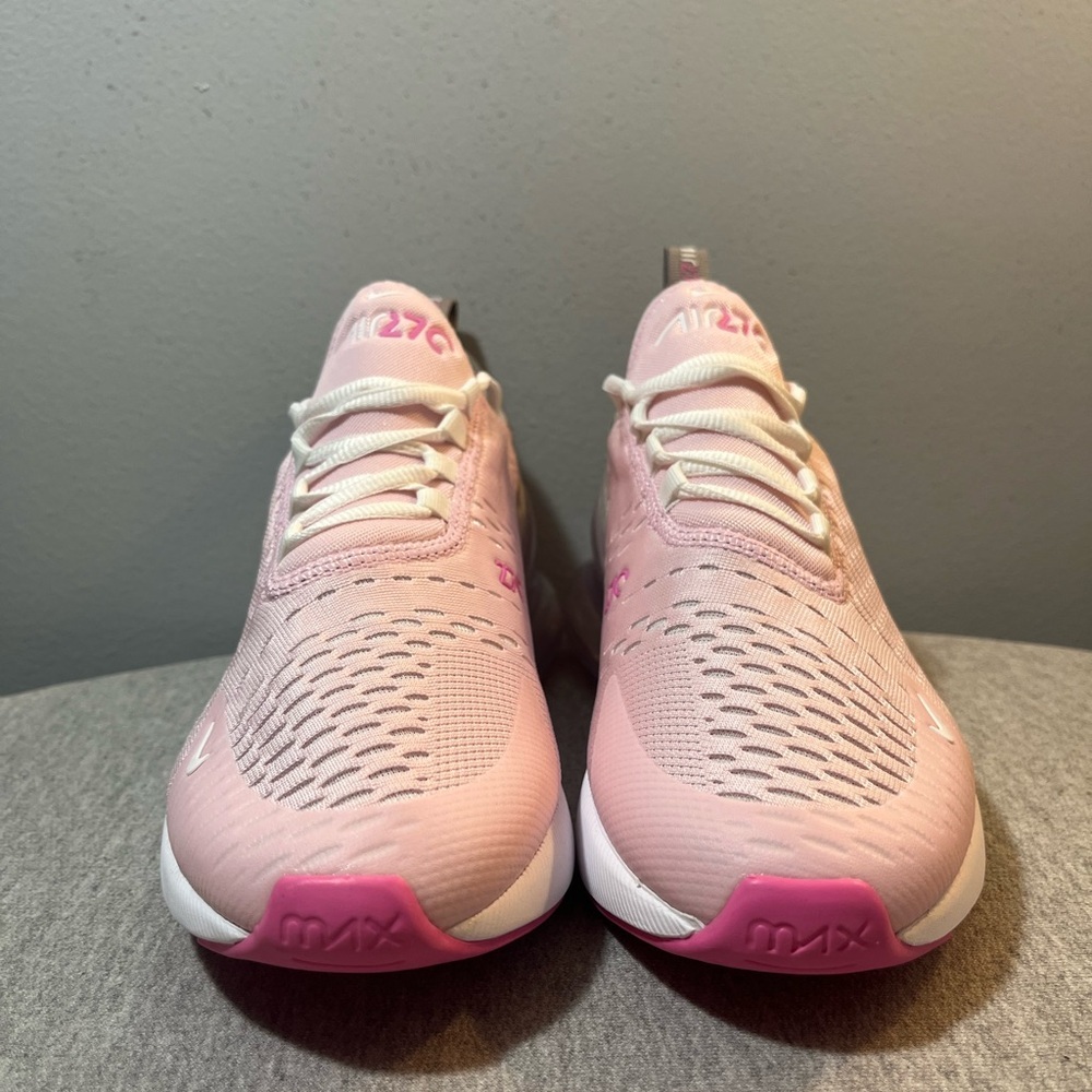 Nike Air Max 270 BG Pink Foam Summit White Size 7Y / Women's Size 8.5 IB4435-663 - Picture 3 of 11